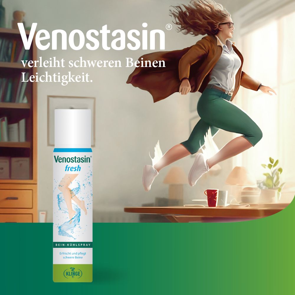 VENOSTASIN fresh Spray Beine unterwegs erfrischen
