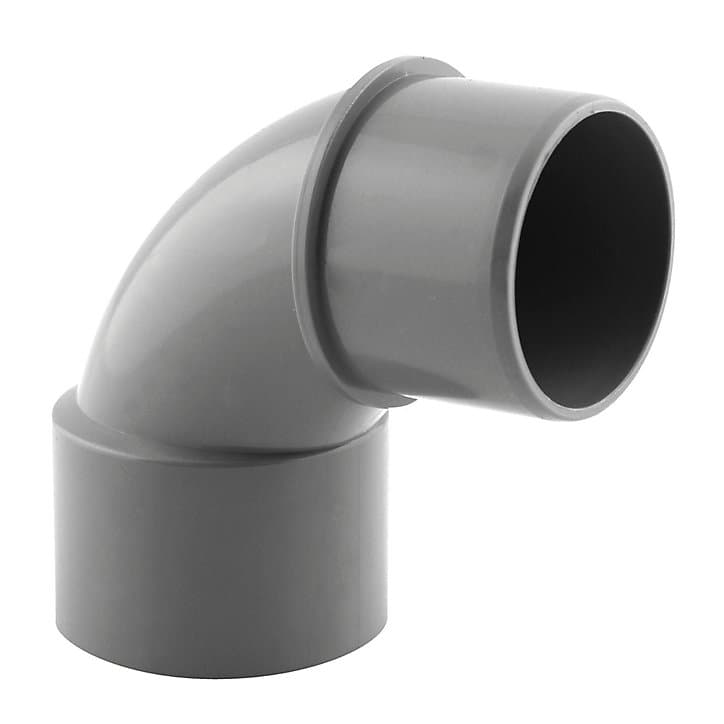 Coude pvc mâle femelle Interplast 87° ø40 mm