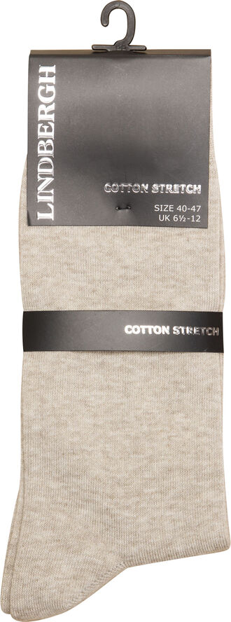 Lindbergh Cotton Stretch Strømper Sand