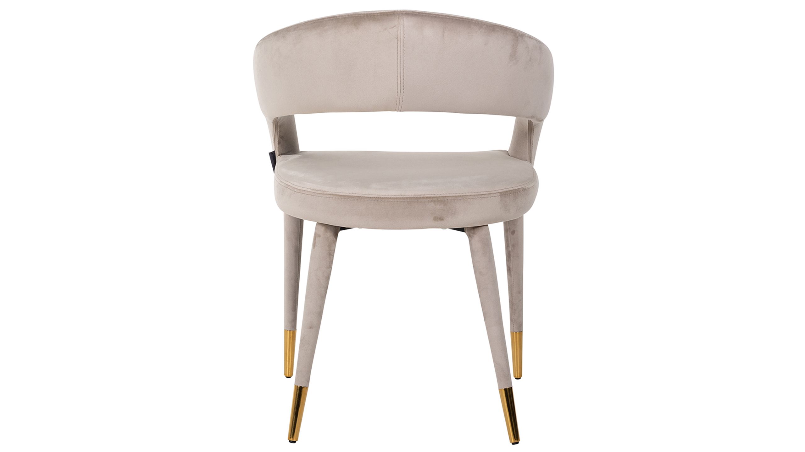 Eetkamerstoel 210753 Khaki Velvet Gia B59 x D58 x H81 cm