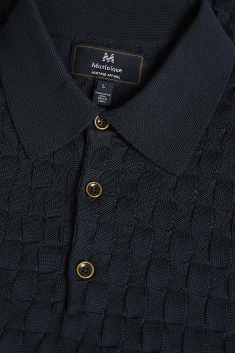 Matinique blauwe heren polo