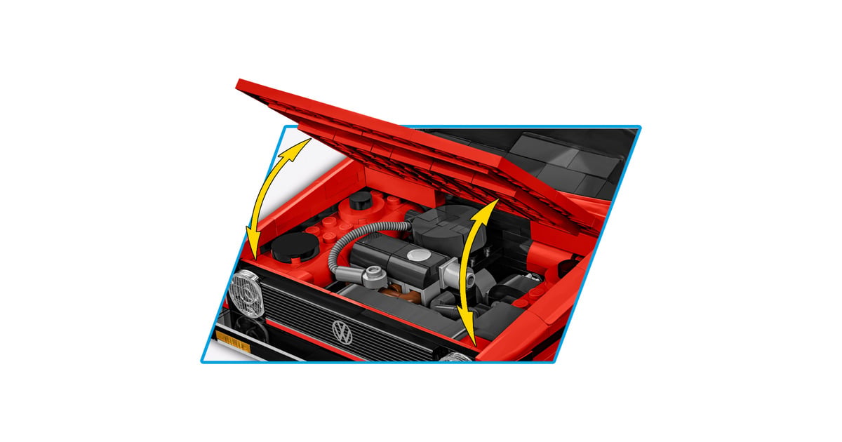 COBIVolkswagen Golf (1974-1983) Constructiespeelgoed  (Schaal 1:12)