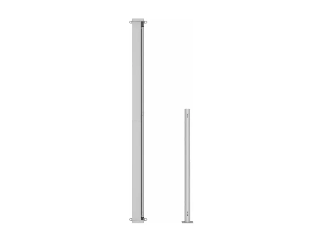 Auvent latéral rétractable de patio 200x500 cm Bleu