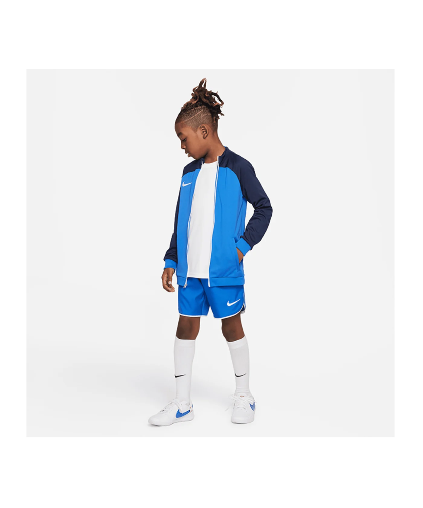 Nike Laser V Woven Short Kids Blau Weiss F463