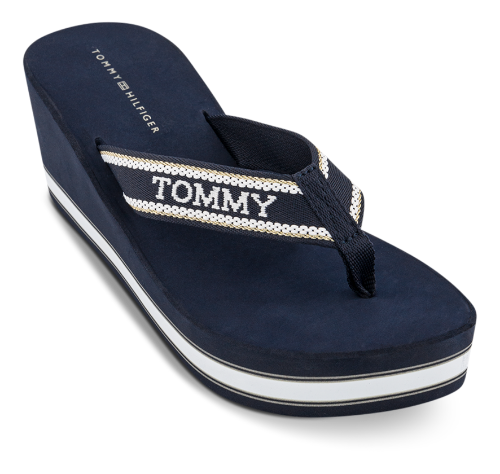 Tommy Hilfiger Damesandal Blå FW0FW07903DW6 | Skoringen