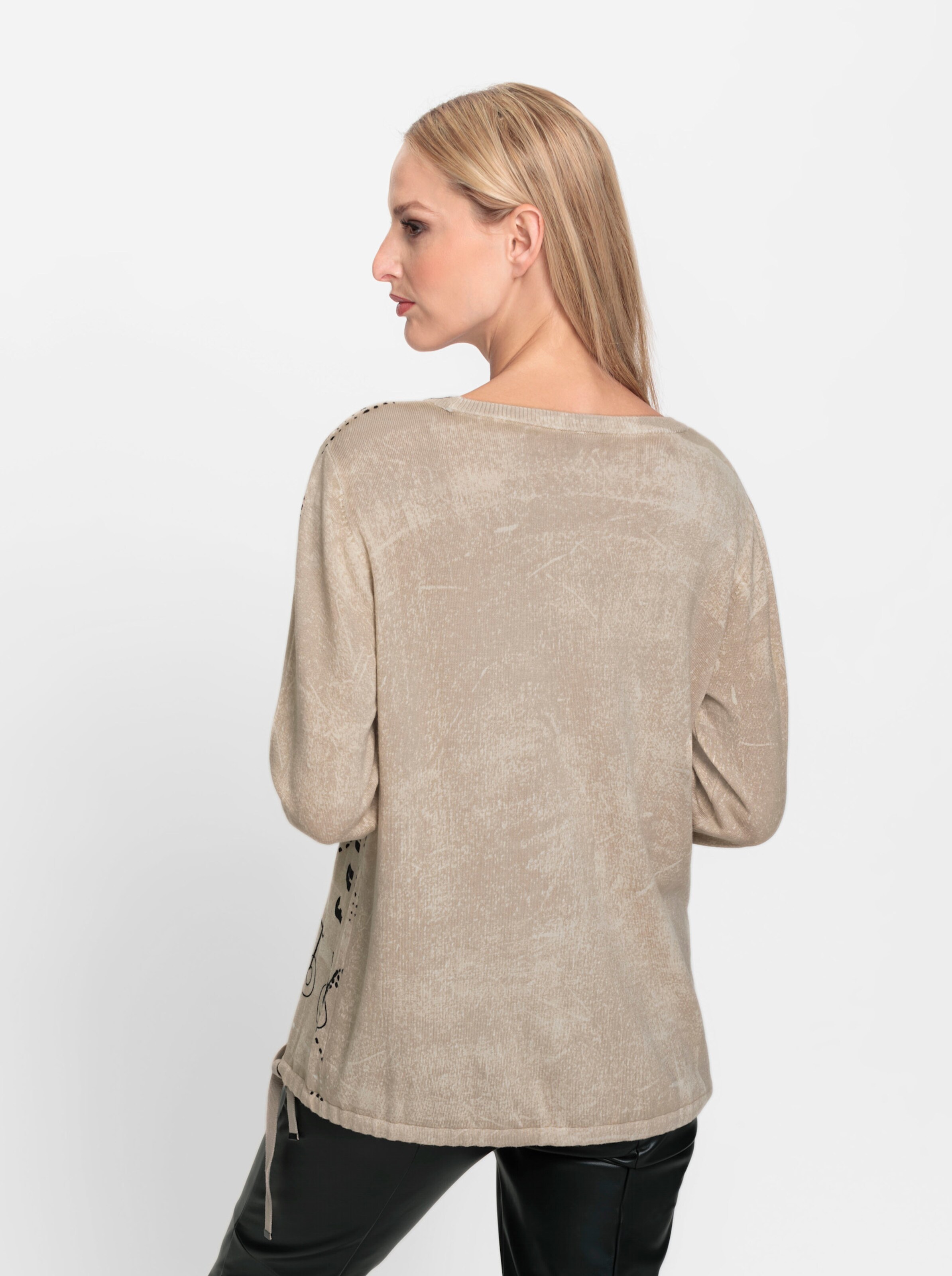 Druck-Pullover