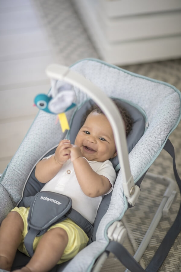 Babymoov GRAPHIC Baby-Wippe blue