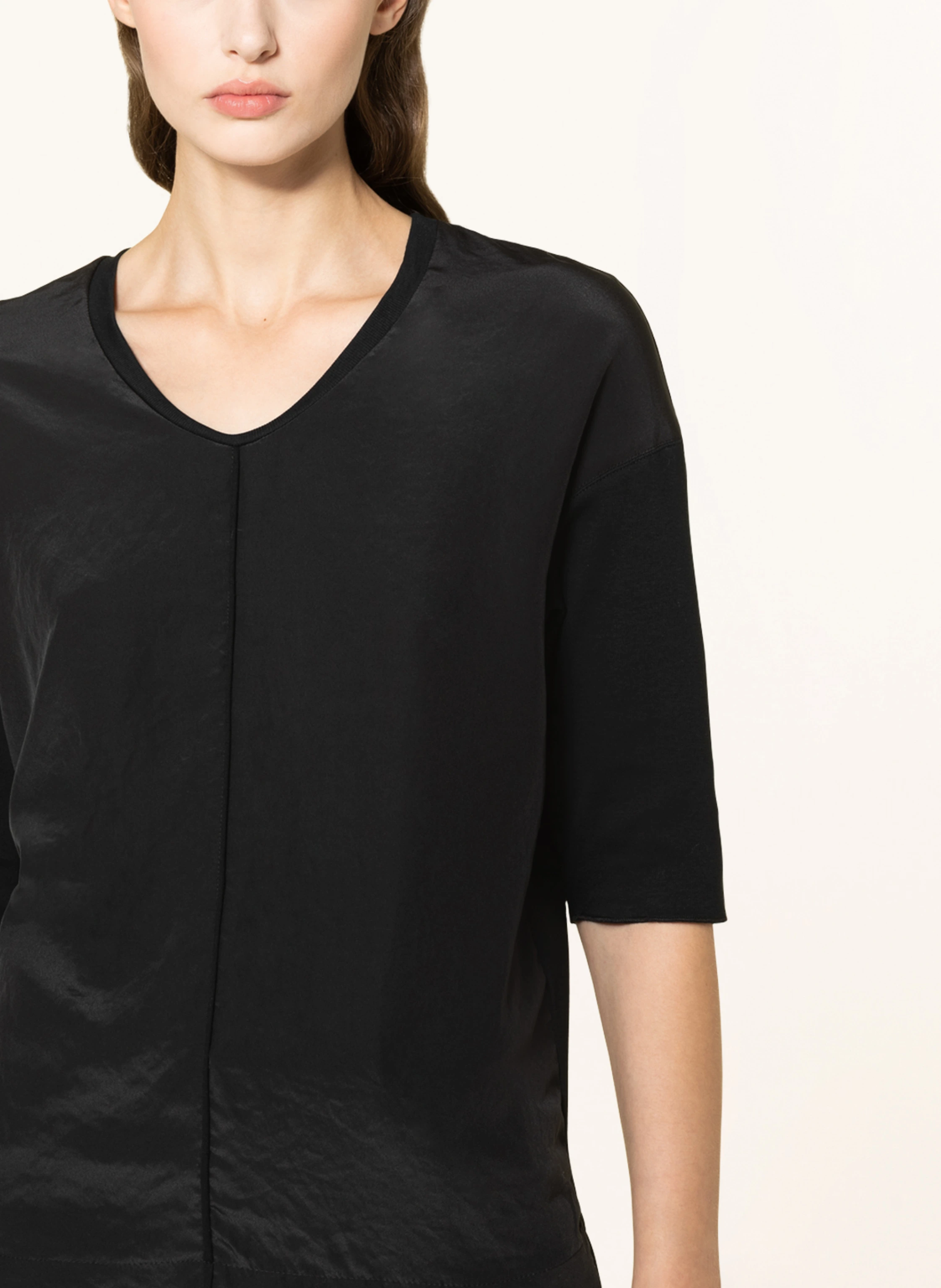MARC CAIN Blusenshirt mit 3/4-Arm im Materialmix