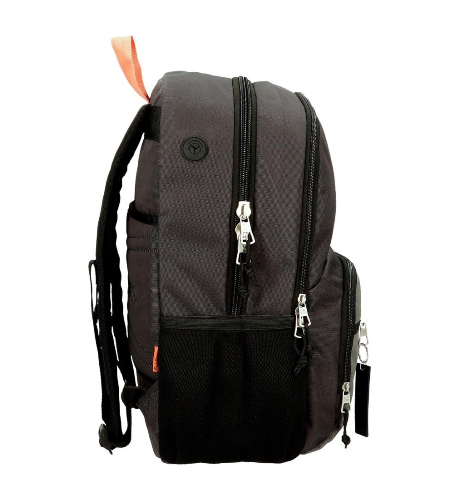 Pepe Jeans Mochila adaptable Pepe Jeans Cody 46cm dos compartimentos negro