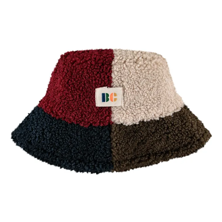 Bobo Choses Chapeau Façon Fourrure Colorblock | Ecru