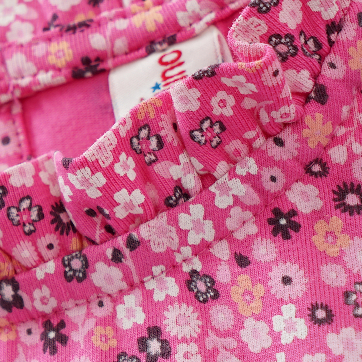 Topolino Mädchen Kleid im Millefleur-Dessin pink