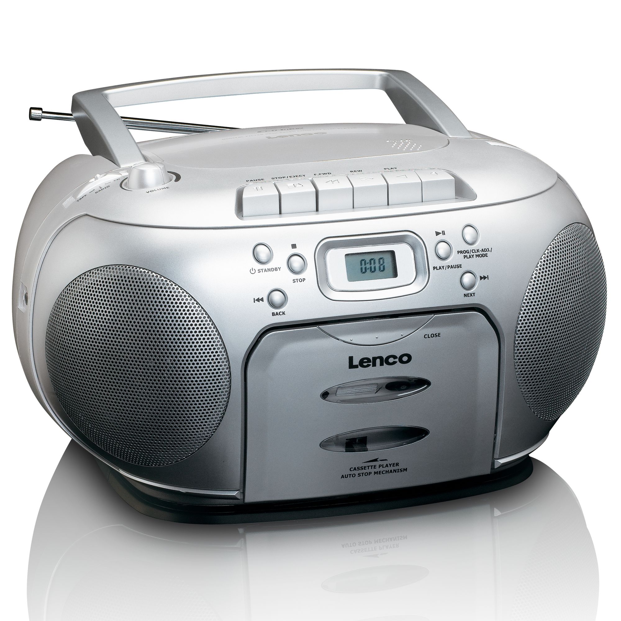 Lenco SCD-420 Portable FM Radio - Grey