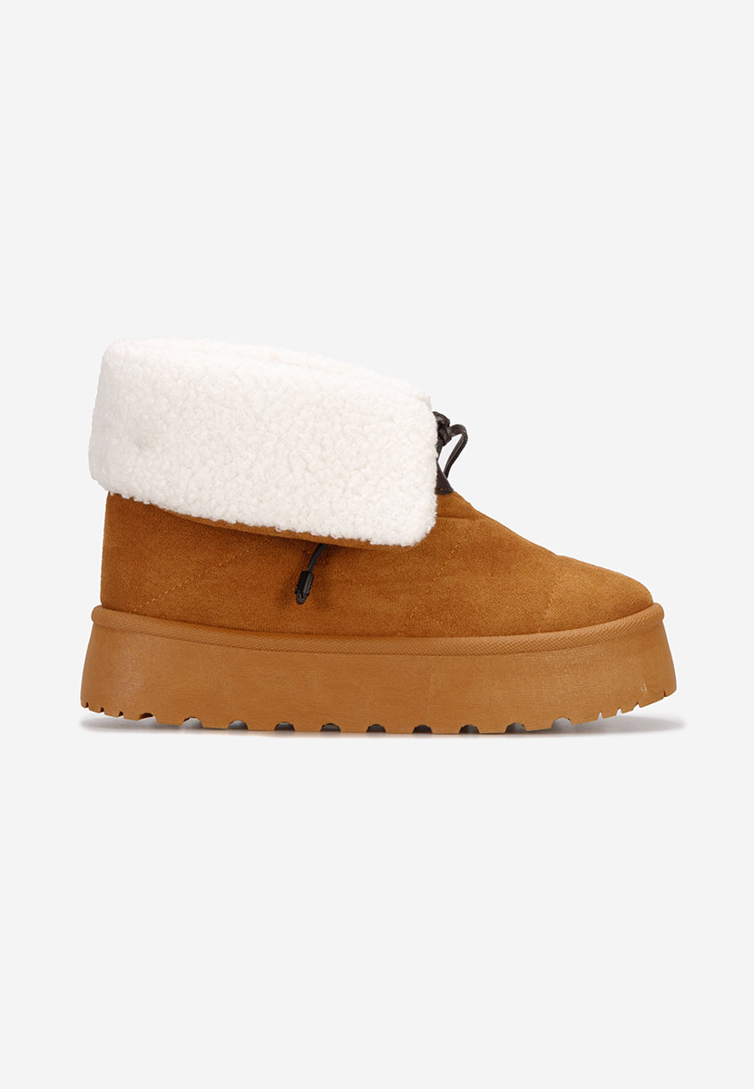Bottines doublées femme chameau Dasenia