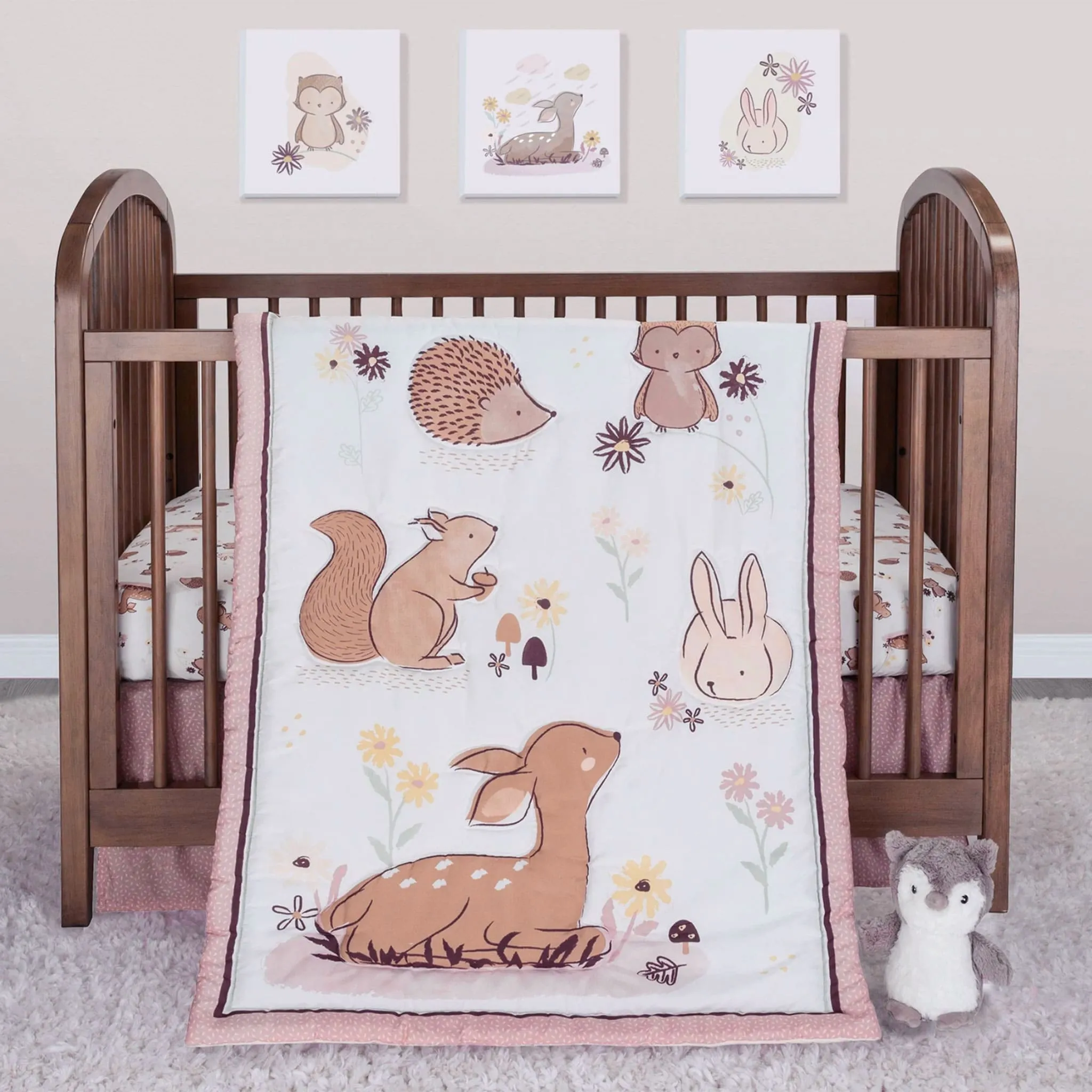 Trend Lab Literie 4 Morceaux - Animaux de la Forêt
