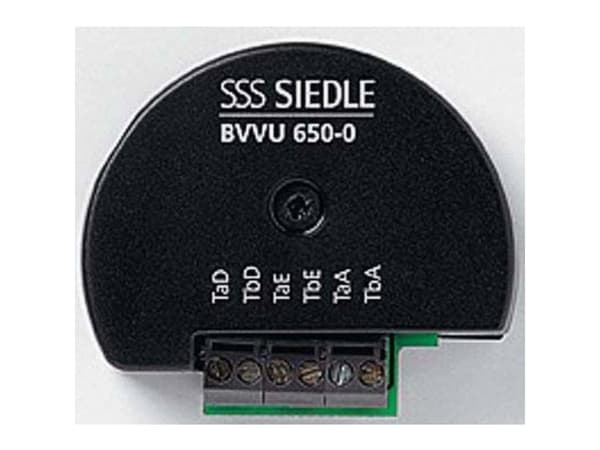 Siedle BVVU 650-0, Sort, Siedle, 0 - 40 °C