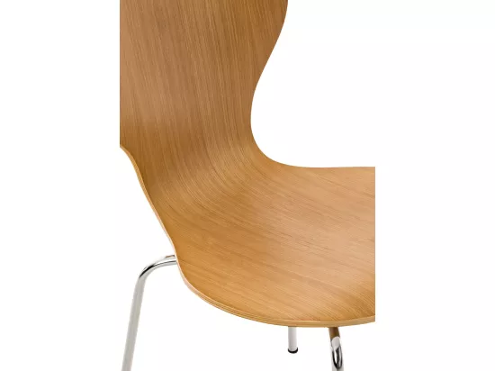 Lot de 16 Chaise de conférence - Bois & Nature - Chêne - DIEGO