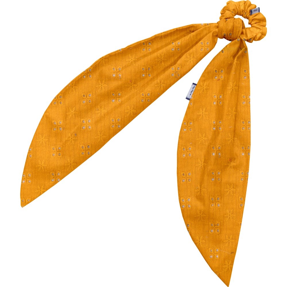 Foulchie Gaze Dentelle Ocre