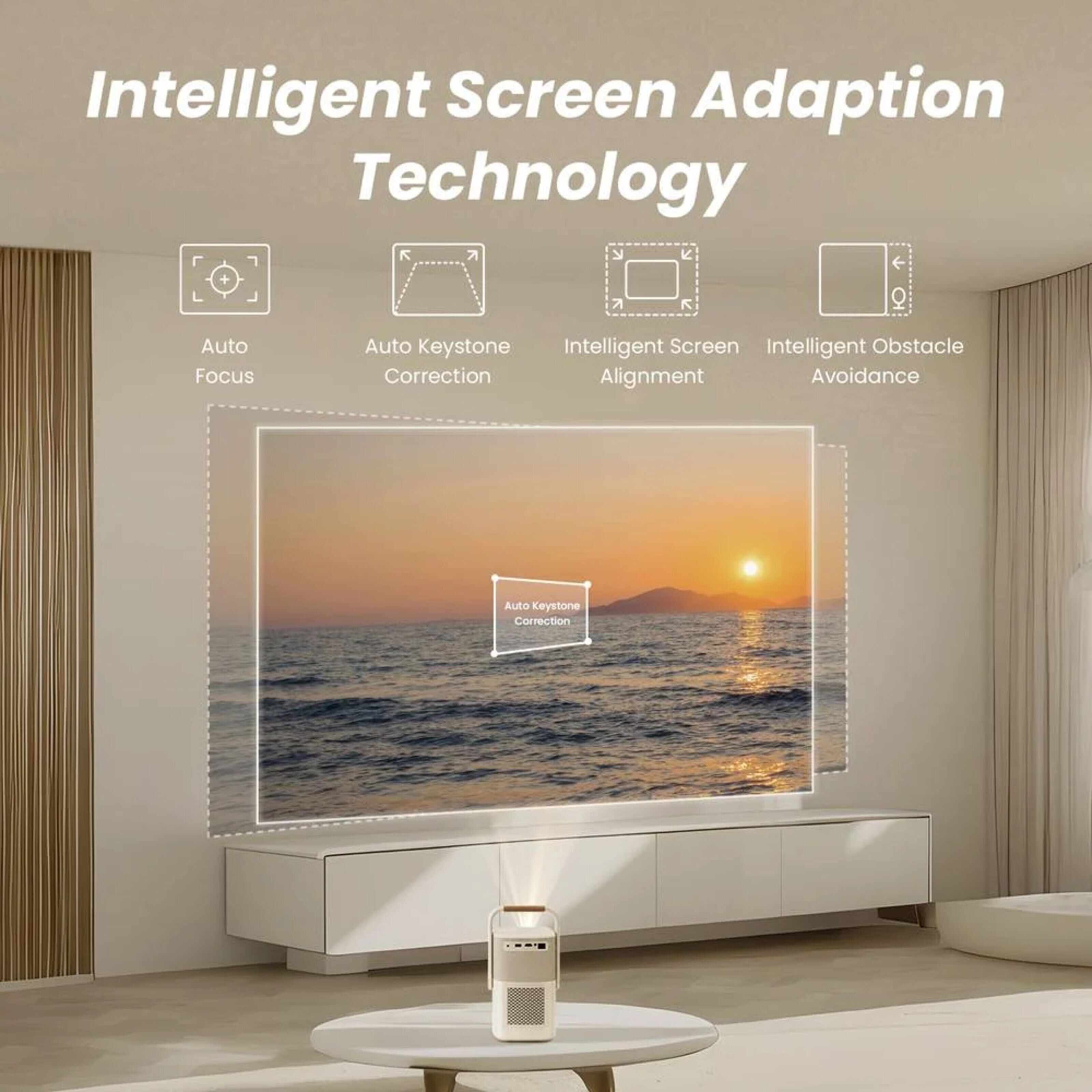 Yaber T2 Plus Bærbar Full HD-projektor