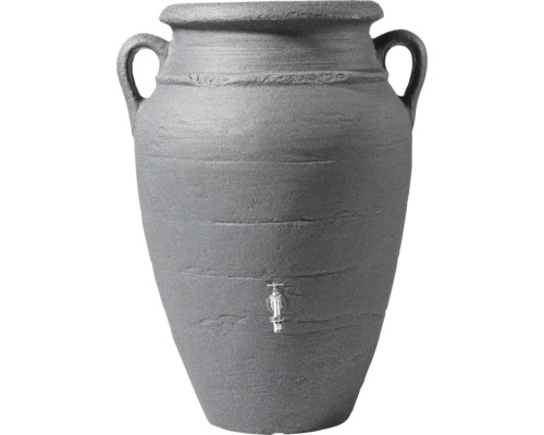 Regenton GARANTIA antieke amfora 250 L donker graniet