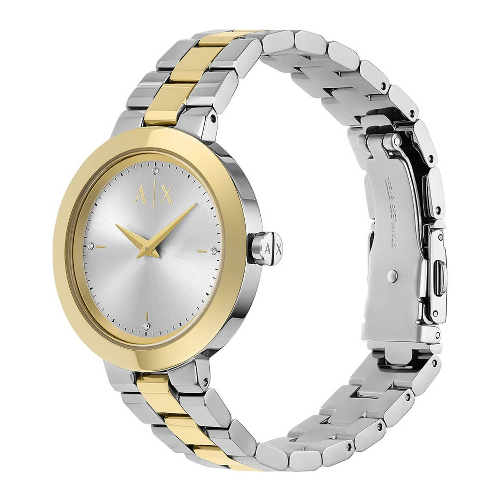 Armani Exchange horloge AX5171 Emporio Armani tweekleurig
