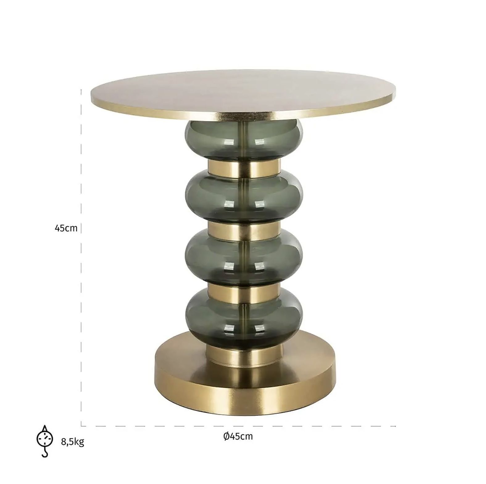 Bijzettafel 212585 Dalina ⌀45  x H45 cm