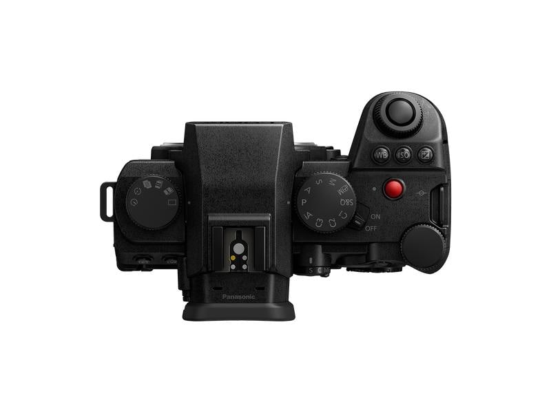 Panasonic Fotokamera Lumix DC-S5M2X   S-E2470E Kit Kompakte spiegellose Vollformatkamera für professionelle Content-Ersteller mit Zoomobjektiv