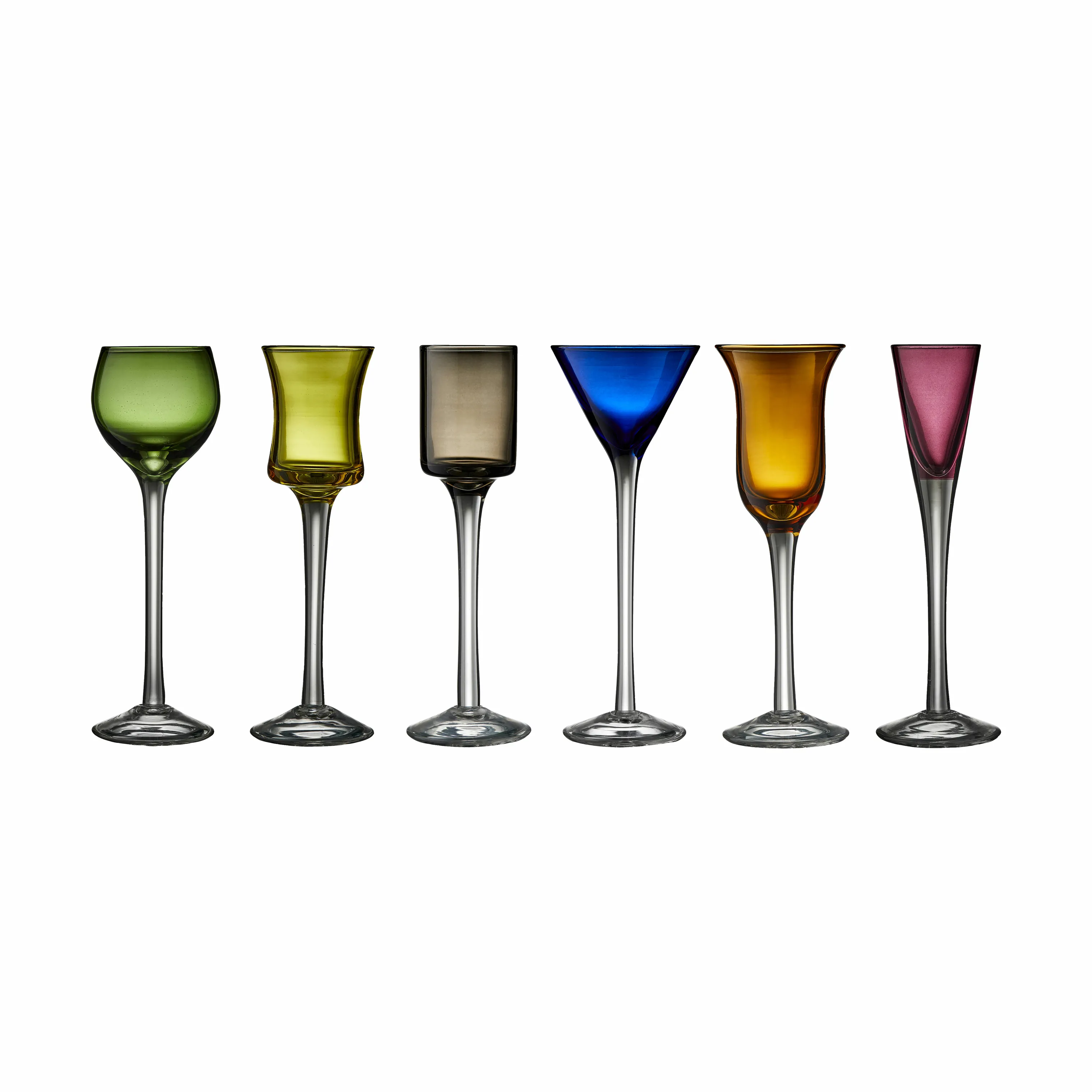 Lyngby Glas Snapseglas - 6 stk.