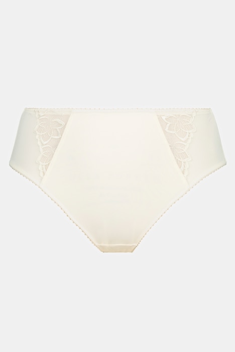 Slip, florale Spitzeneinsätze, Mikrofaser