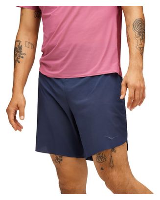 Short 2-en-1 Hoka Skyglide Trail Bleu Homme