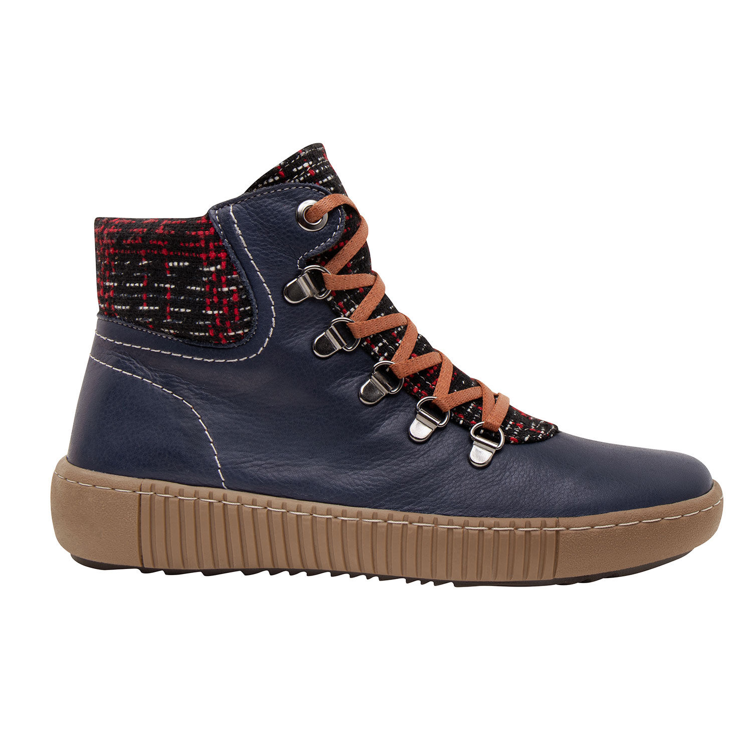 Gemini Schnürstiefelette aus weichem Anilinleder