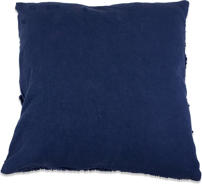 In the Mood sierkussen Mano blauw 45 x 45 x 10 cm