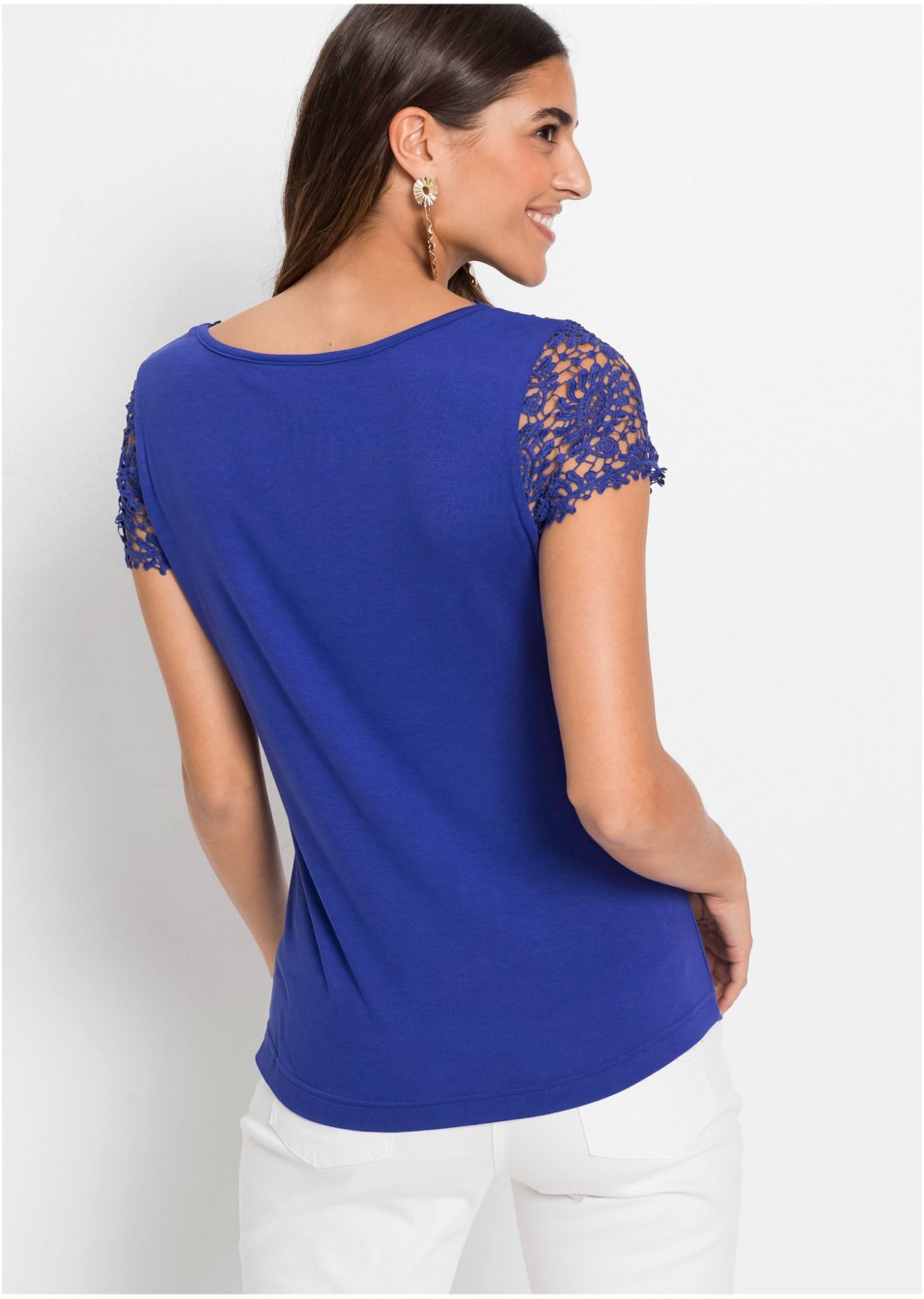 T-shirt à dentelle