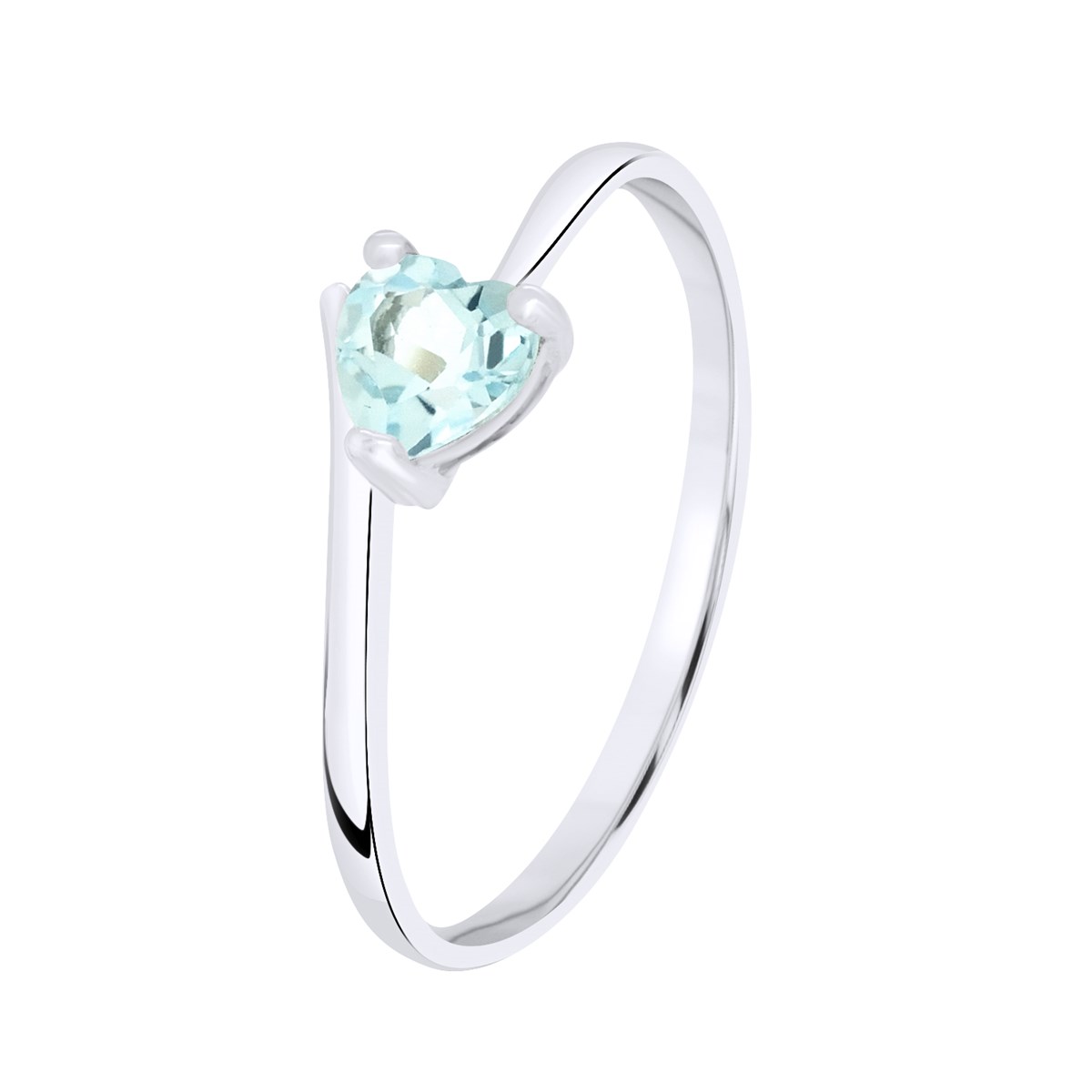Bague Solitaire serti d'un Oxyde de Zirconium 