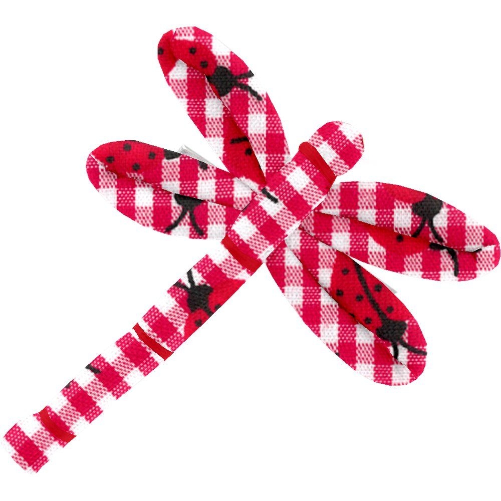 Barrette Libellule Vichy Coccinelle