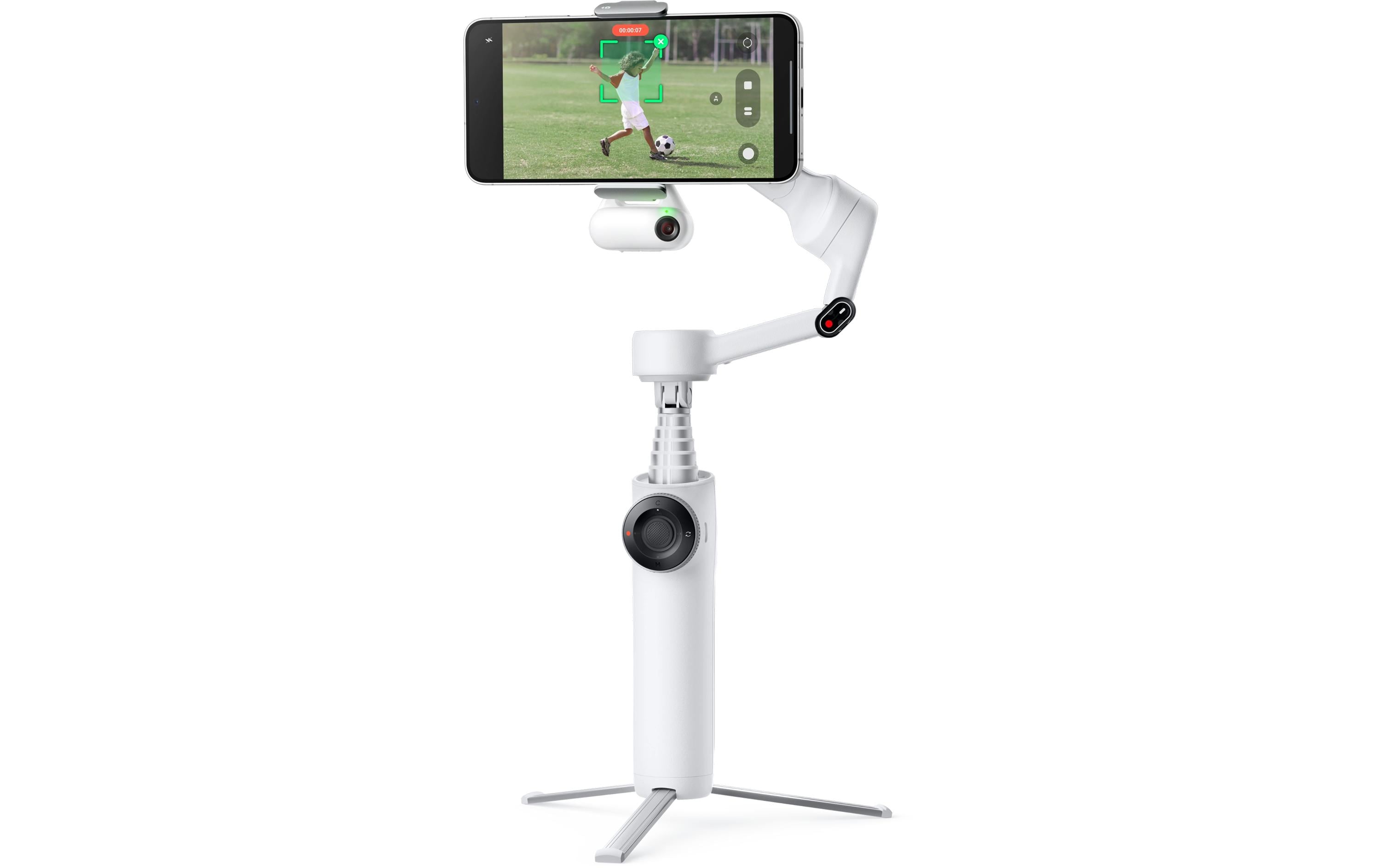 Gimbal Flow 2 AI Tracker Bundle<br>Smartphone-Gimbal mit KI-Tracker und LED-Licht