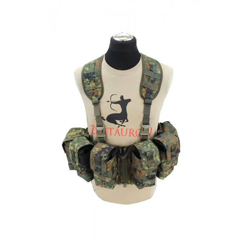 Zentauron -  Zentauron Chest Rig Nonmodular Split Front flecktarn