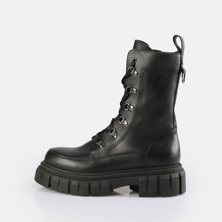 Scape Laceup HI Warm Bottines, noir