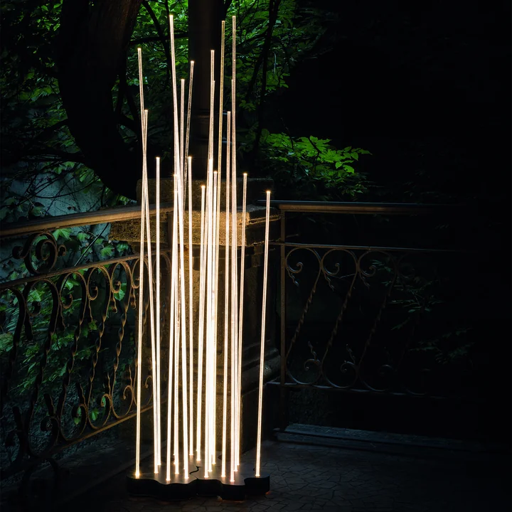 Artemide - Reeds Outdoor LED-Stehleuchte, einfach / anthrazitgrau