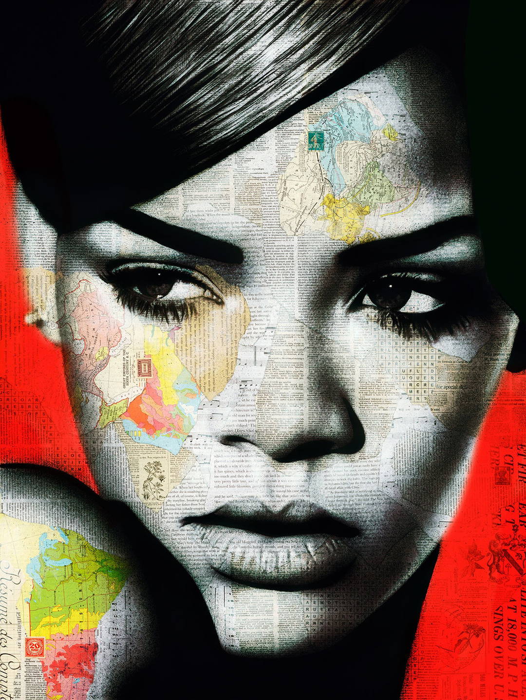 Rihanna by André Monet - Limited Edition. Edition of: 150. Signed.