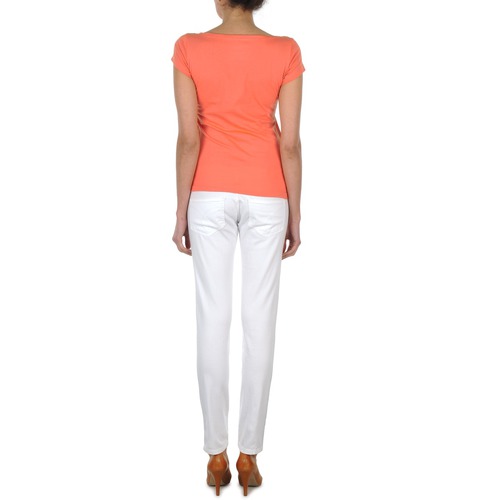 Calvin Klein Jeans - JEAN BLANC BORDURE ARGENTEE - Blanc