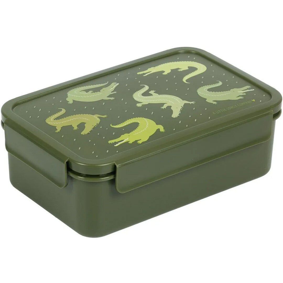 Lovely company bento broodtrommel krokodil