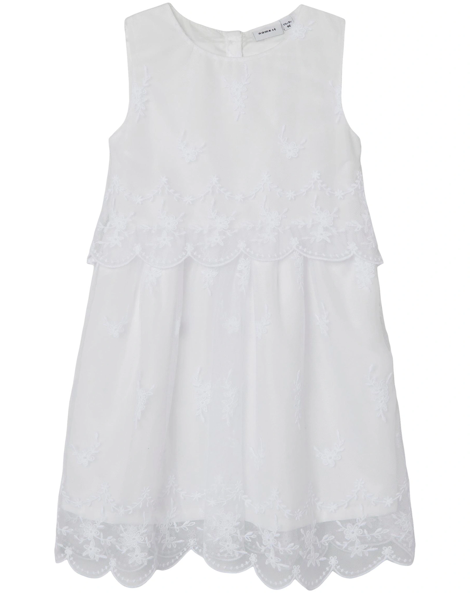 Kleid NMFRAZILLA SPENCER ärmellos in bright white