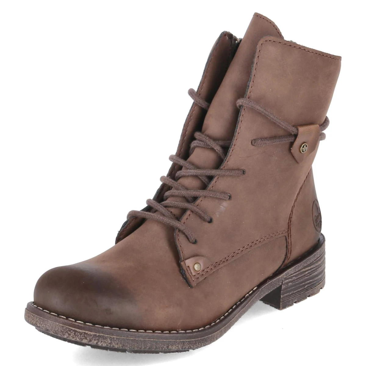 RiekerSchnüstiefeletten - BRAUN