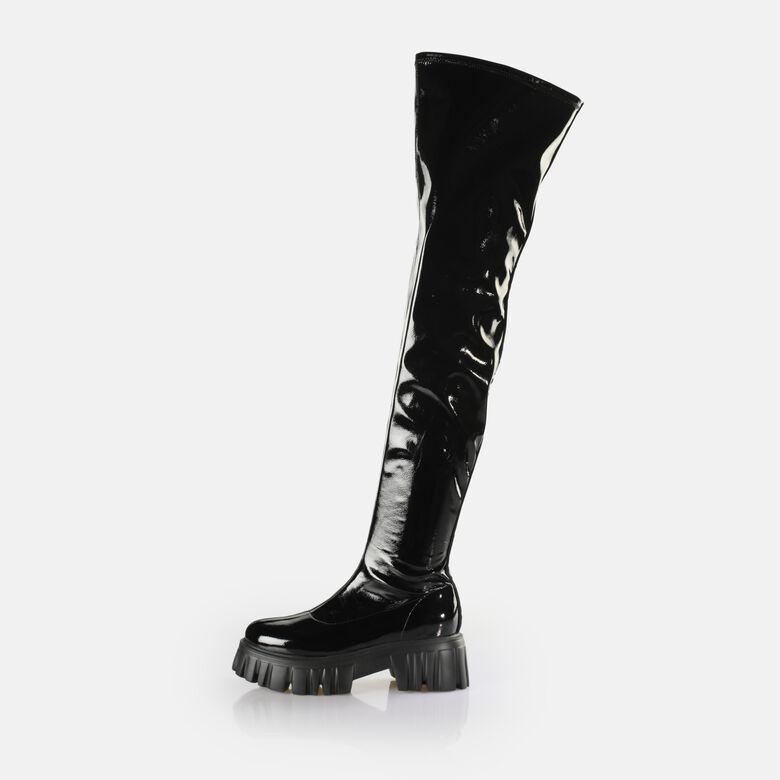 Lion Over Bottes vegan, noir