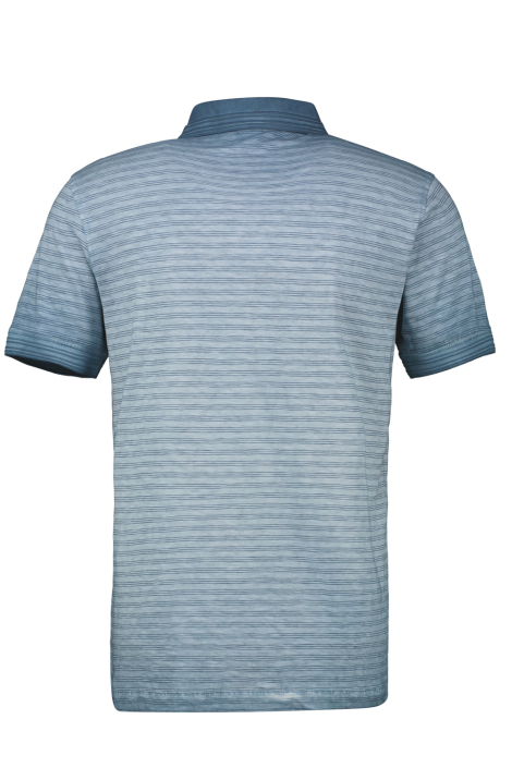 Lerros blauwe heren polo