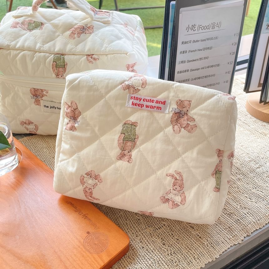 ZenlyHabit - Bear Fabric Make-uptas / Organizertas / Etui