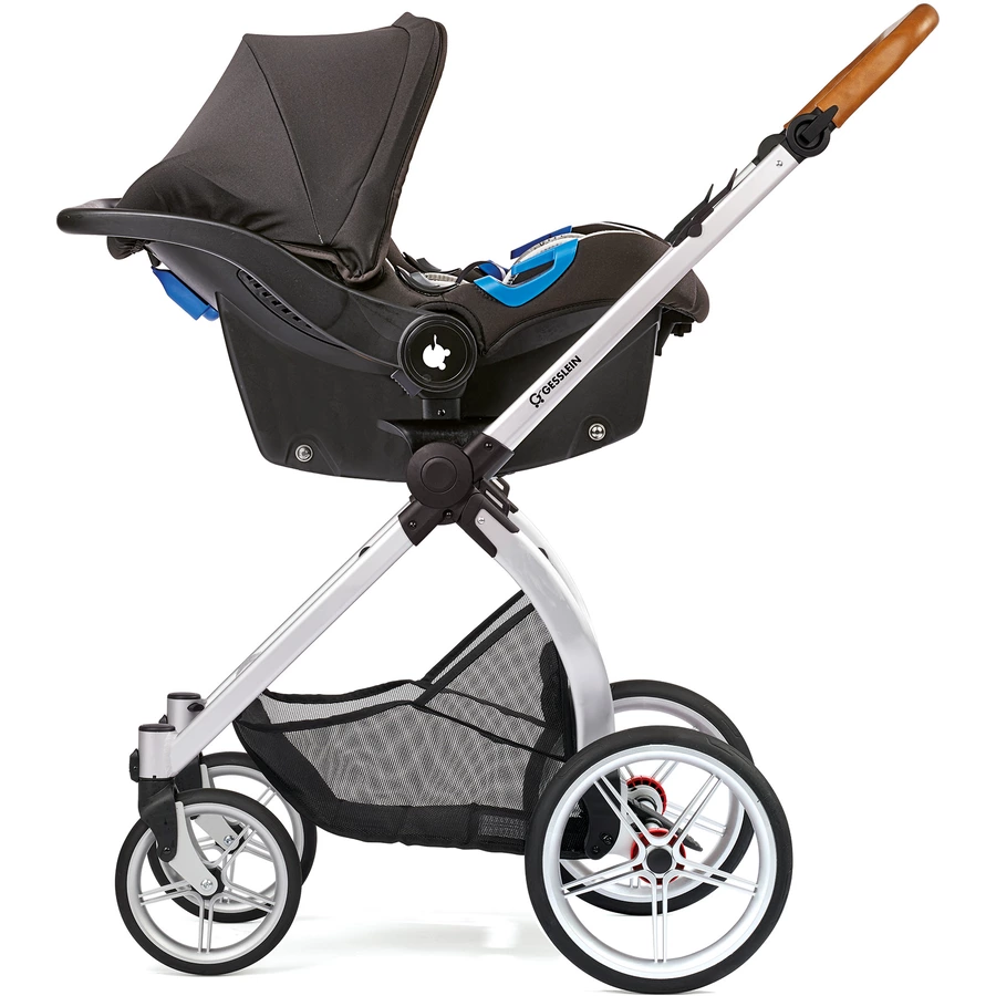GESSLEIN Kombikinderwagen FX4 Life mit Handbremse, cloud  Sterne