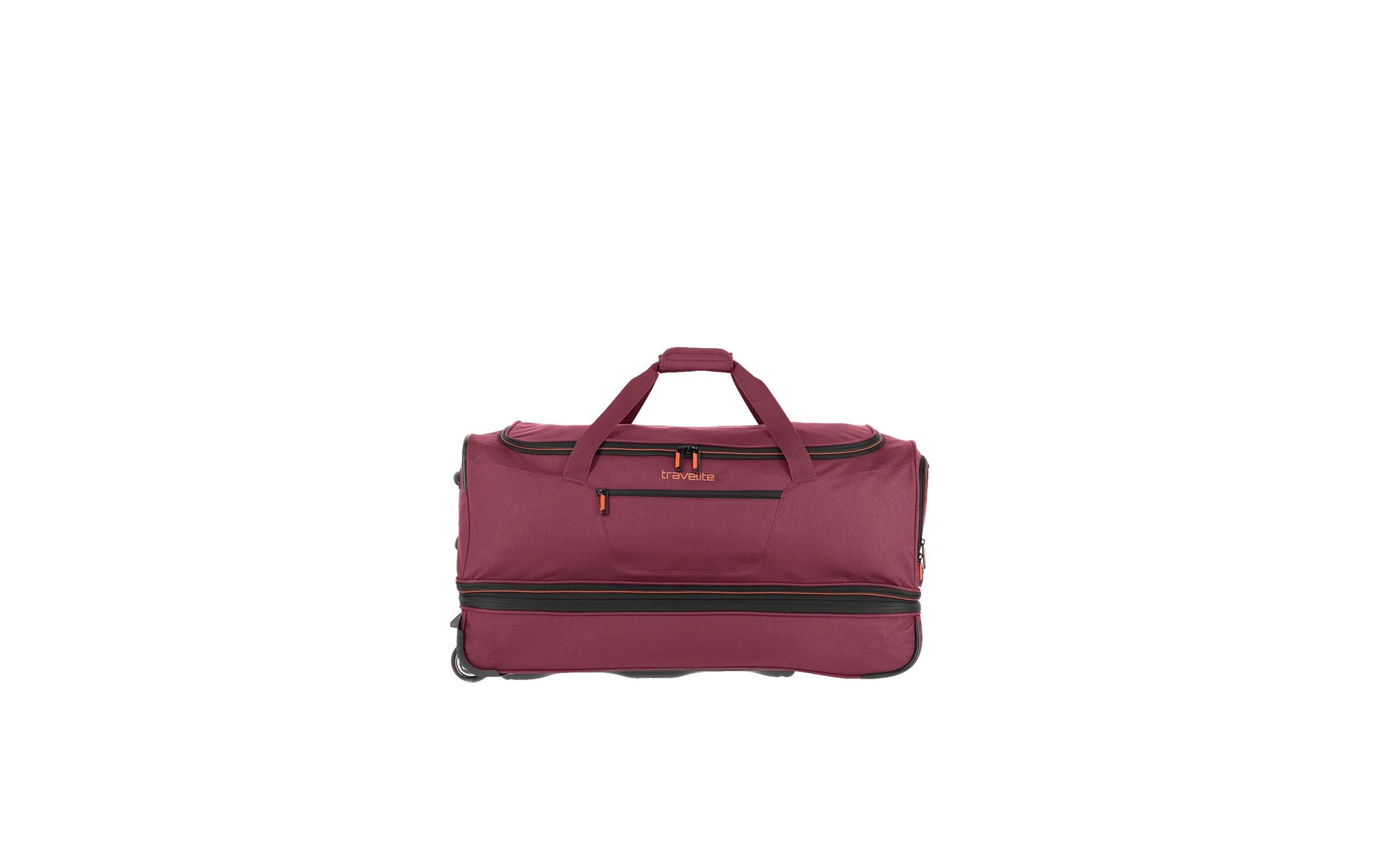 Basics Trolley Reisetasche L erweiterbar, BordeauxReisekoffer