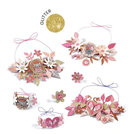 Djeco DIY: Schmucksets Zarte Medailllons