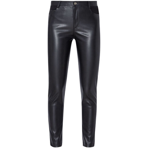 Liu Jo - Pantalón de tejido revestido Negro